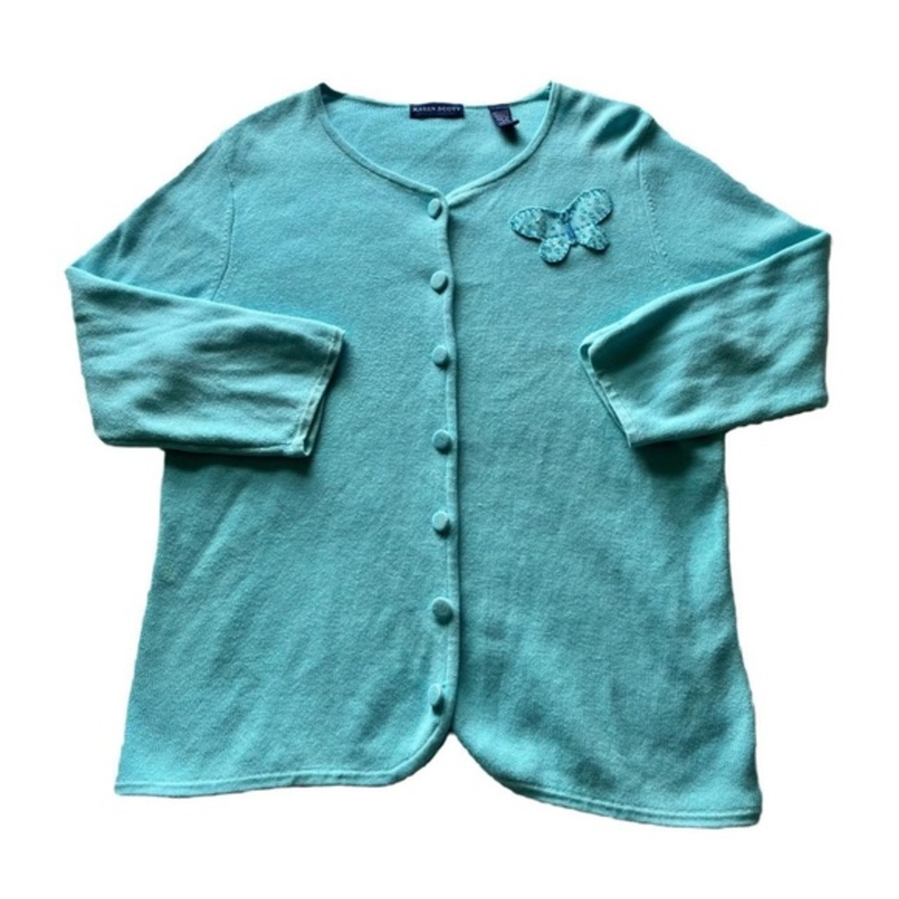 Blue Coquette Butterfly Cardigan